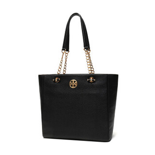 TORY BURCH 托里·伯奇 奢侈品 TB女包 CHELSEA系列黑色皮革手提单肩包 57165 001