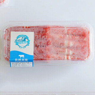 ZHUO CHEN 卓宸 鲜京采 牛肉原切上脑薄切500g 进口生鲜 烤肉片 火锅食材