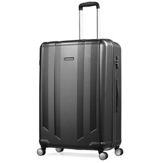 美旅拉杆箱 商务男女行李箱飞机轮大容量旅行箱 24英寸TSA密码锁BX3黑色