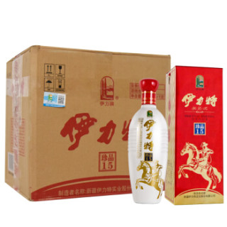 新疆伊力特 珍品15 浓香型白酒 整箱装 50度 500ml*6瓶