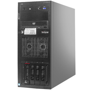 联想（Lenovo）ST258 塔式服务器 (E-2134/32GB DDR4/3*2TB SATA热插拔硬盘/DVD/键鼠）改配