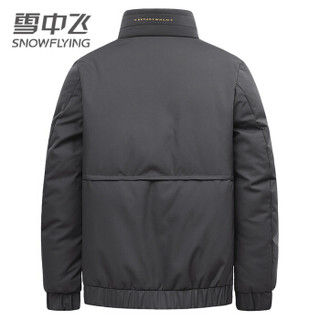 雪中飞 羽绒服男2019新款立领短款保暖外套X90141643FJD8056 灰色|8159 180/96A(XL)