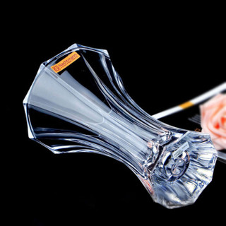娜赫曼Nachtmann蓝宝石系列德国进口欧式客厅摆件插花水晶玻璃透明大号花瓶高24cm