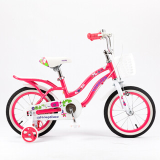 特酷婴童（TOOKKE）儿童自行车公主款单车3-6-8岁小孩山地车女宝宝脚踏车小学生童车 14寸 香香公主 玫红