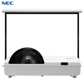 NEC NP-CK4155W 投影仪 投影机 商用 办公（3200流明 含100英寸16:10电动幕布 免费上门安装）