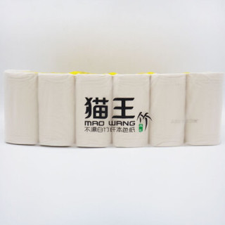 猫王MBS07本色木浆卷纸 1500克12卷 整包装 8提/箱