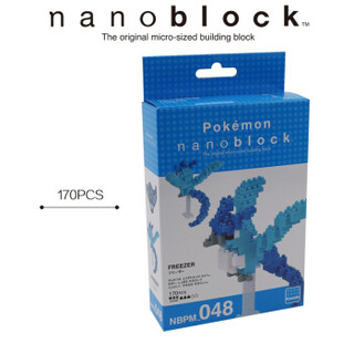 日本nanoblock儿童积木益智玩具小颗粒拼插拼搭微型积木精灵宝可梦公仔急冻鸟 12岁+ 823594