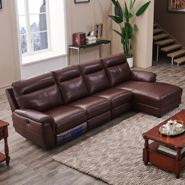 商品cheers 芝华仕 5103 头等舱真皮沙发 深咖色 右脚位款