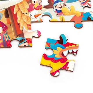 TOI 图益 儿童故事拼图玩具幼儿木质拼图拼板宝宝木制玩具3-4-5-6岁  经典木质拼图欢乐中国年