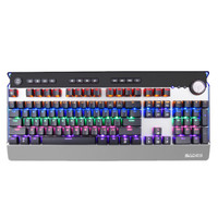 SADES 赛德斯 雷刃 104键 有线机械键盘 黑色 国产青轴 混光