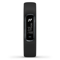 佳明（GARMIN）智能手环vivosmart 4 黑色 运动光学心率睡眠监测游泳手环来电提醒智能通知手环 大号腕带