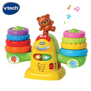 伟易达（Vtech）动物平衡圈 儿童早教叠叠高玩具 可爱动物层层叠宝宝玩具男女孩