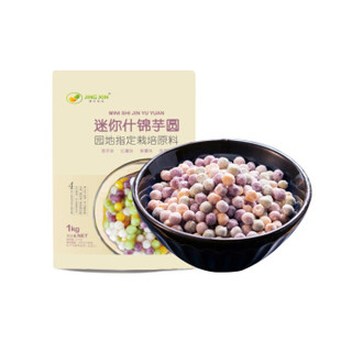 璟欣食品 JING XIN 迷你什锦芋圆  1kg（珍珠奶茶 甜品养生粥 半成品原料）