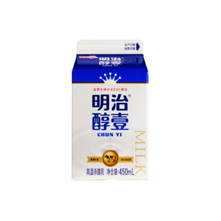 明治meiji 醇壹 牛奶 450ml*2