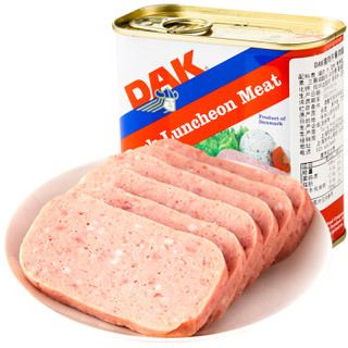 丹麦进口 DAK 猪肉午餐肉罐头 泡面火锅搭档 340gx2
