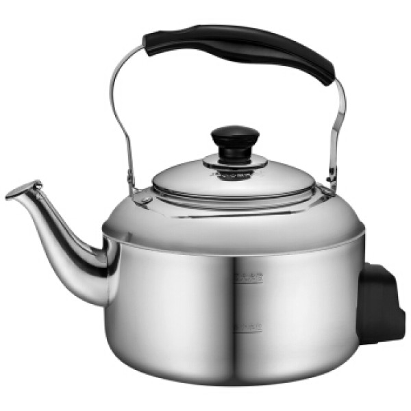 爱仕达asd5l大容量电烧水壶304不锈钢鸣笛热水壶插电水壶hs05a1wg