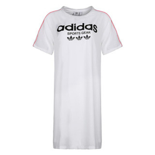 ADIDAS 阿迪达斯 三叶草 三叶草系列 女 AA DRESS 裙 白色 CZ8333 XL