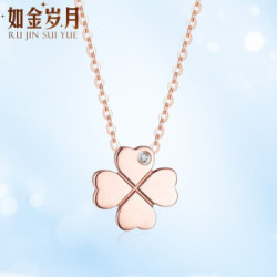 如金岁月 钻石项链套链
