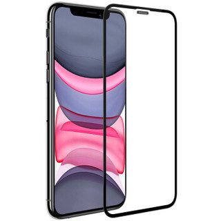 耐尔金（NILLKIN）苹果iPhone11 Pro Max/XS Max钢化膜6.5英寸 3D全屏覆盖防爆钢化玻璃贴膜 CP+max弧边黑色