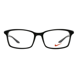NIKE 耐克 中性款黑色镜框黑色镜腿光学眼镜架眼镜框 NIKE 7256AF 001 54MM