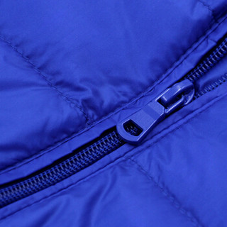 金盾（KIN DON）羽绒服 男2019冬季新款短款立领修身休闲轻便型外套 037YR8006 蓝色 M