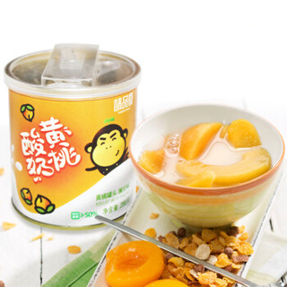 味品堂  酸奶黄桃 黄桃罐头 水果罐头 酸奶口味288g*6罐