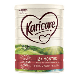 新西兰原装进口 可瑞康(Karicare) 幼儿配方牛奶粉 3段(12个月以上) 900g