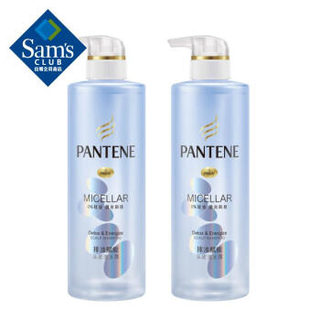 潘婷（PANTENE） 排浊赋能无硅油去屑洗发露 530ml*2