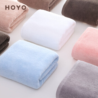 HOYO和风浴巾裹巾加大浴巾家用吸水柔软浴巾 樱粉色 140*70cm