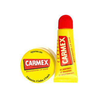 CARMEX 小蜜媞 修护唇膏（管装） 经典原味10g 美国进口小蜜缇润唇膏四季保湿滋润