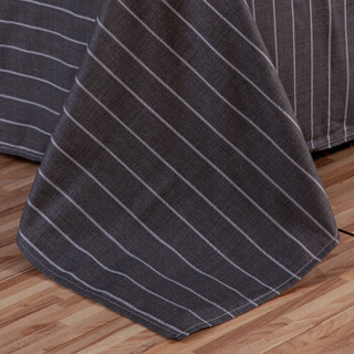 艾薇 套件家纺 全棉斜纹床单四件套纯棉印花单人床上用品 爵士格调 1/1.2米床 被套150*215cm