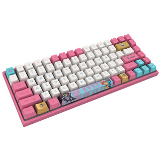 Akko 艾酷 3084 航海王乔巴 84键 有线机械键盘 粉白 Cherry茶轴 无光