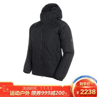 MAMMUT/猛犸象 男士750蓬简约修身都市/户外多功能羽绒服1013-01330 黑色 M