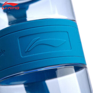 李宁（LI-NING）运动水壶大容量羽毛球骑行健身户外实用便携防漏环保水壶AQTN028-1 蓝色