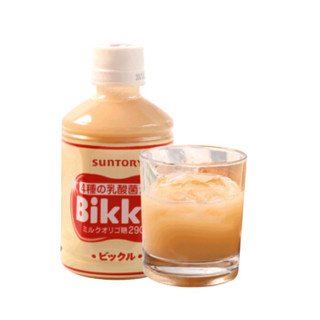 日本进口 三得利Suntory Bikkle 活性乳酸菌饮品鲜益乳酸菌 280ml*4瓶