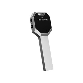 环格（HBNKH）H-R100 隐形录音笔 专业高清降噪远距微型迷你学生自动声控器 U盘 32G 皓月银