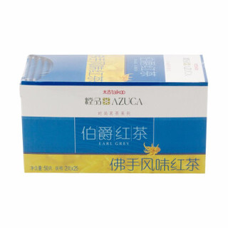 太古（taikoo）花茶 佛手伯爵袋泡茶25片盒装(纸信封装)  2g*25片*50盒*1箱