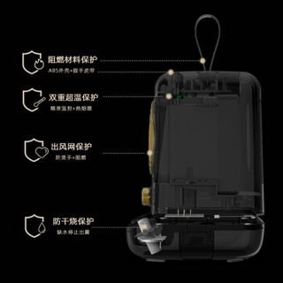 蓝宝（BLAUPUNKT）取暖器/电暖器/暖风机/小太阳/家用/迷你/加湿取暖/德国品牌/H7白