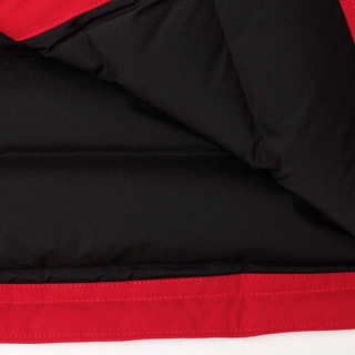 红豆（Hodo）男装 登峰系列 设计师款男士长款保暖鹅绒时尚羽绒服 R1红色 170/88A