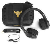 JBL 杰宝 UA TRAIN ROCK安德玛联名款 强森版 头戴式耳罩式降噪蓝牙耳机 黑色