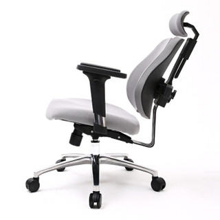 佐盛电脑椅人体工学椅办公椅升降转椅时尚座椅休闲椅 灰色