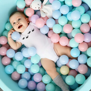 澳乐海洋球 彩色球加厚波波池小球池室内宝宝婴儿童玩具球马卡龙色系海洋球装7.0cm  200装 AL1818030403
