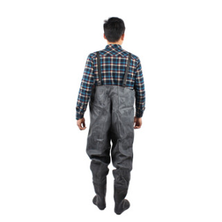 下水裤半身防水喷溅捕捞鱼皮裤雨水裤抓逮鱼裤 连体捕鱼裤39(橡胶)