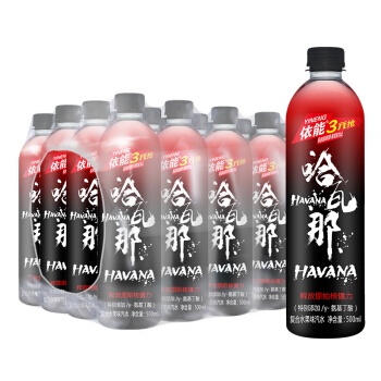 依能 哈瓦那功能饮料 复合水果味汽水 500ml*24瓶