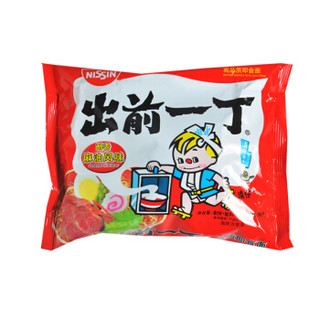 日清（NISSIN） 出前一丁 方便面拉面 醇香麻油风味 袋面五连包 495g (99g*5)