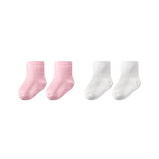 安奈儿童装男女童2019冬季新款大童弹力中筒棉袜二件装杂色0220-