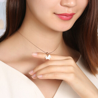 潮宏基 CHJ JEWELLERY PONY木马 黄金吊坠定价足金 XPG30000112 小版约0.95g