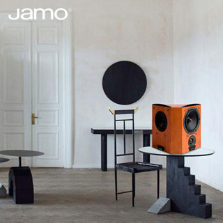 尊宝（JAMO）C60 SUR LEFT 环绕无源木质发烧音箱家庭影院音响 暗苹果色