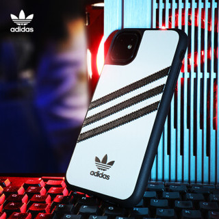 adidas（阿迪达斯）苹果新品iPhone11 Pro 5.8英寸 时尚防摔防滑手机壳保护套 时尚三叶草Samba系列-熊猫白