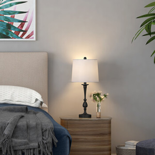 凡丁堡（FANDBO）台灯简约现代美式卧室床头灯070小号金色